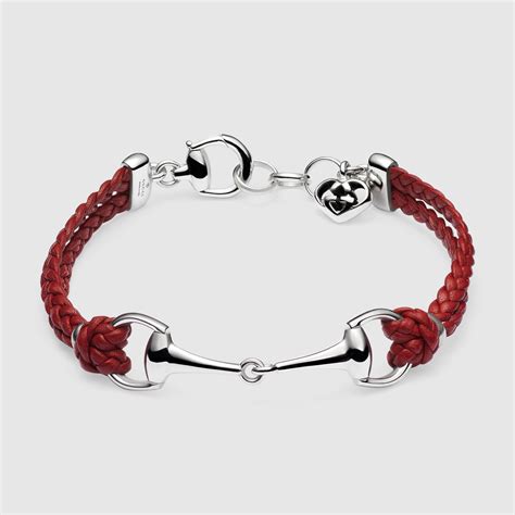 gucci leather bracelet with horsebit|gucci horsebit bracelet leather.